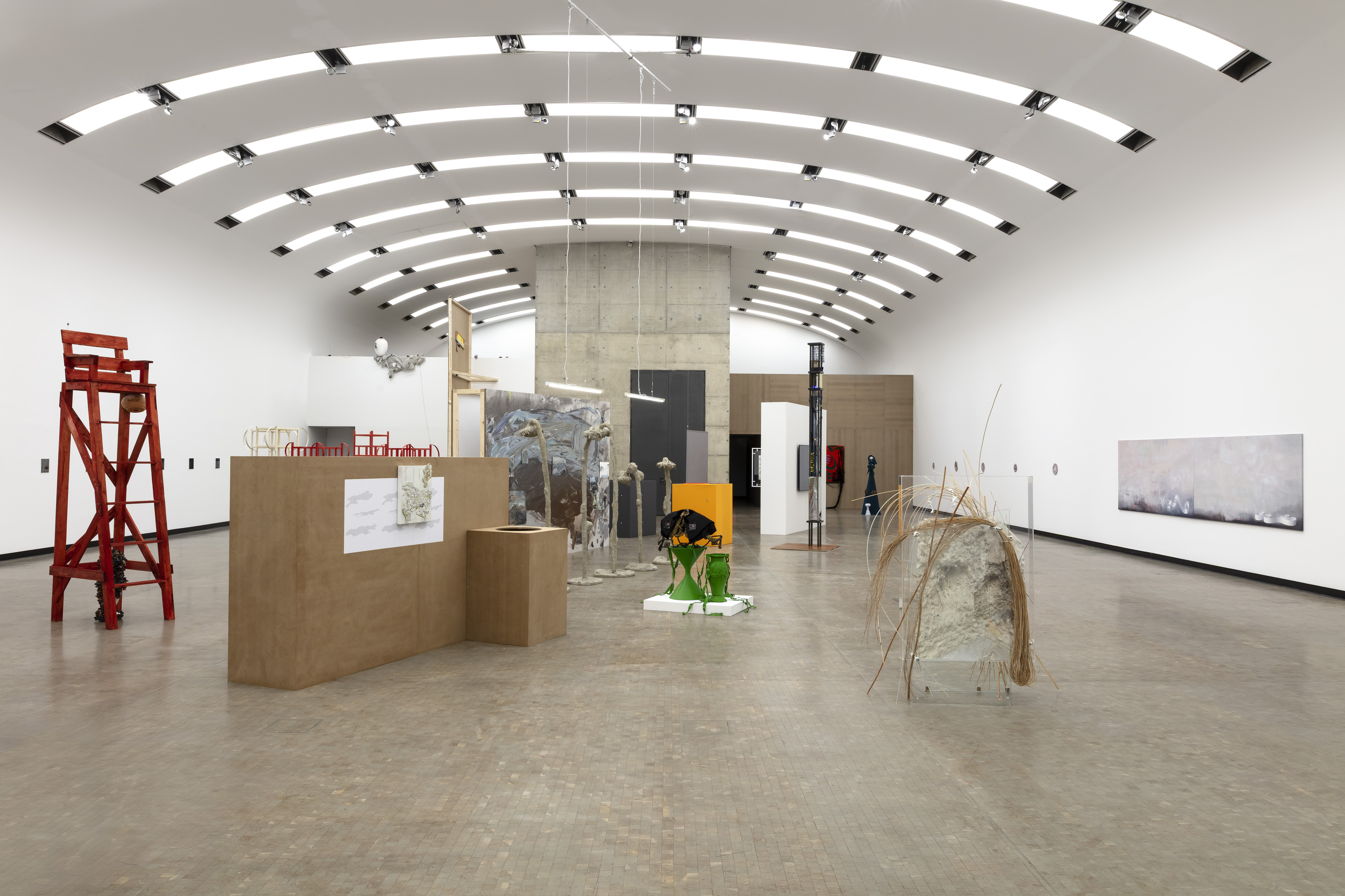 Josef Strau, installation view, Lebt und arbeitet in Wien, Kunsthalle Wien, 2026