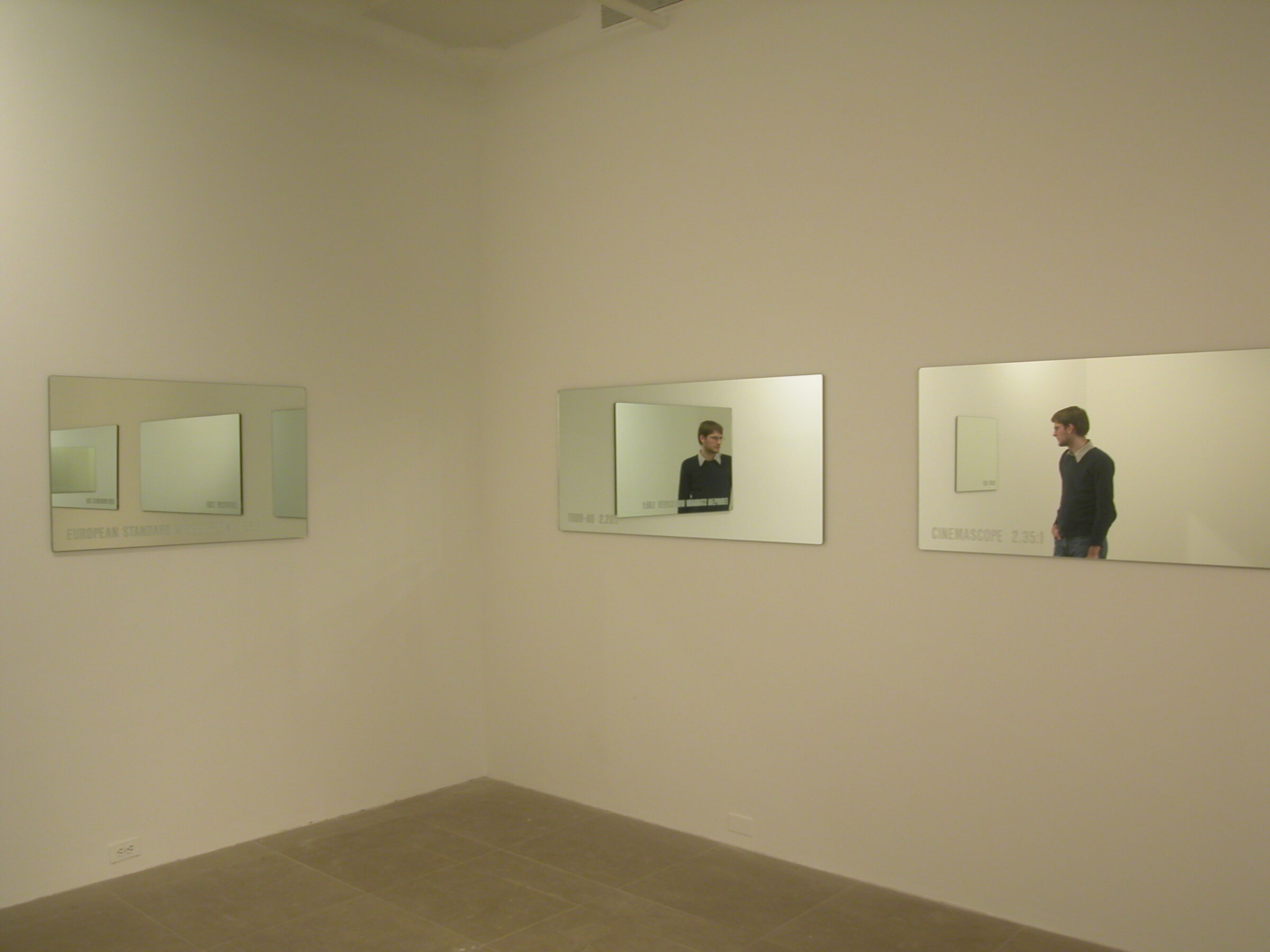 Installation view, Greene Naftali,  New York, 2005