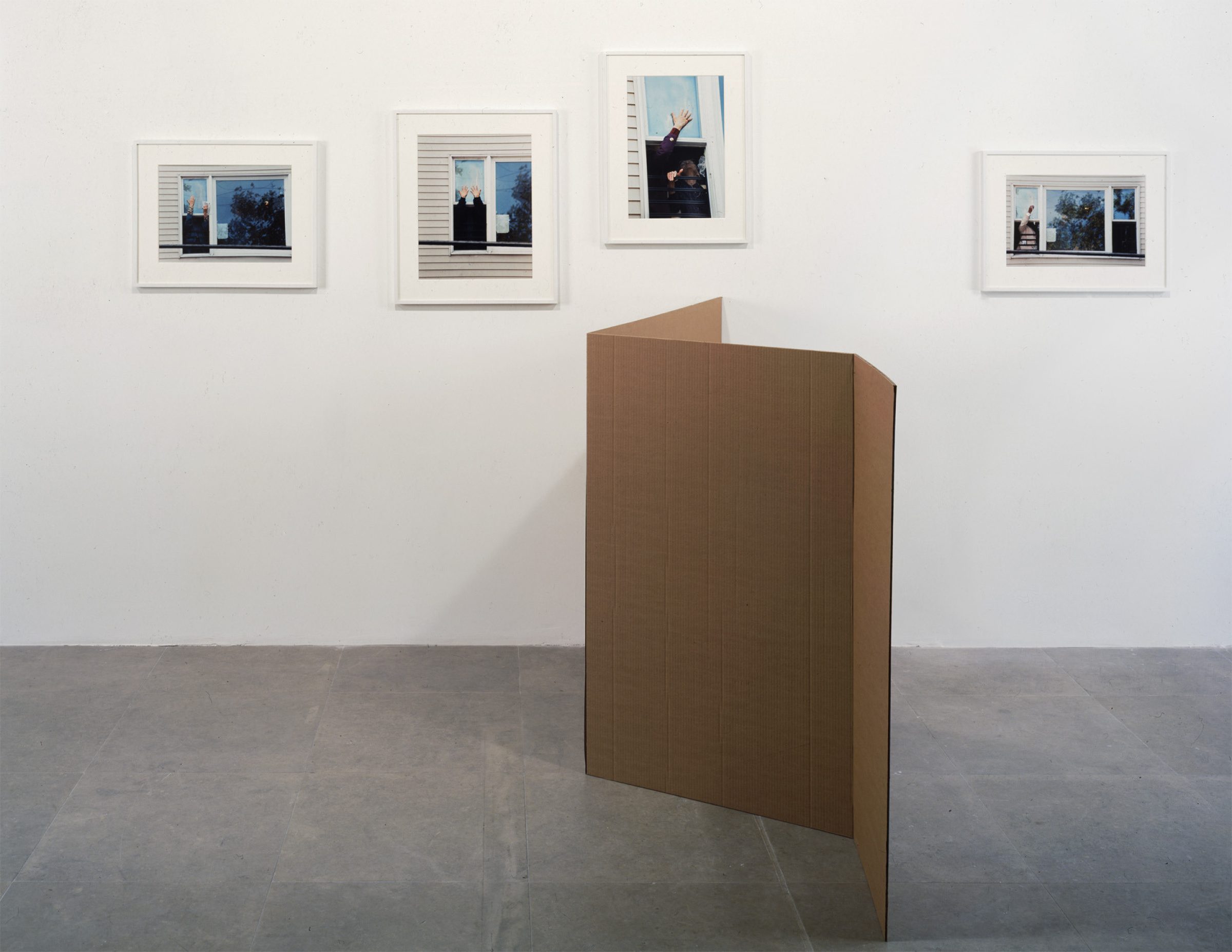Installation view, Perth Amboy, Greene Naftali, New York, 2001